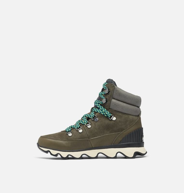 Botas De Invierno Sorel Mujer - Kinetic™ Conquest Bajas Verde Oscuro - 51467-OIXS